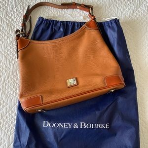 Dooney & Bourke Caramel Leather Hobo Purse
